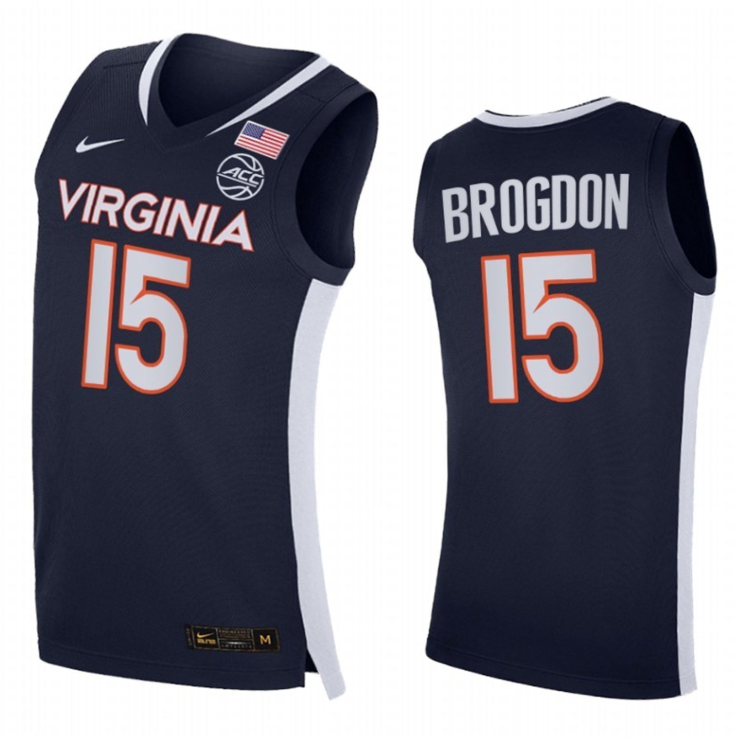 Malcolm Brogdon Virginia Cavaliers 15 Jersey