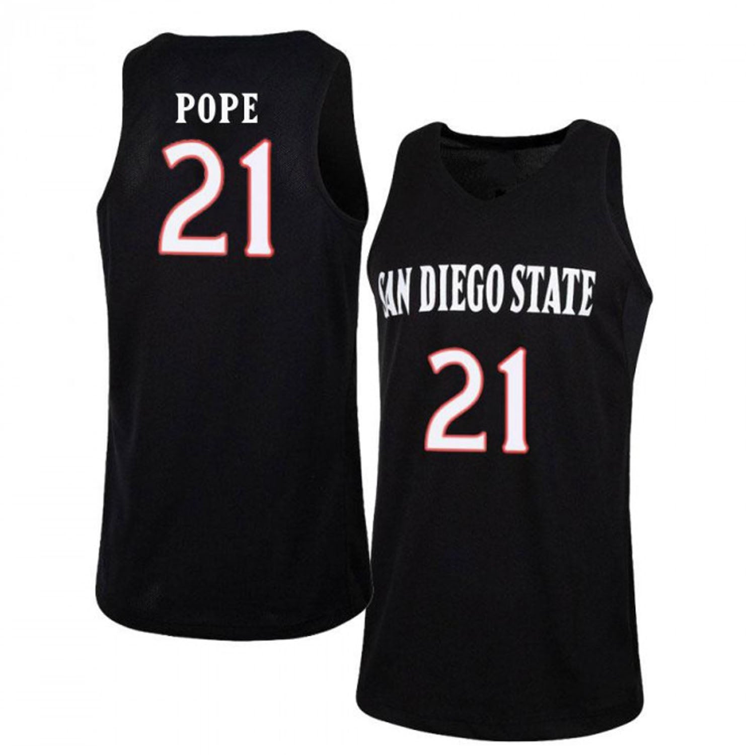 Malik Pope San Diego State Aztecs 21 Jersey