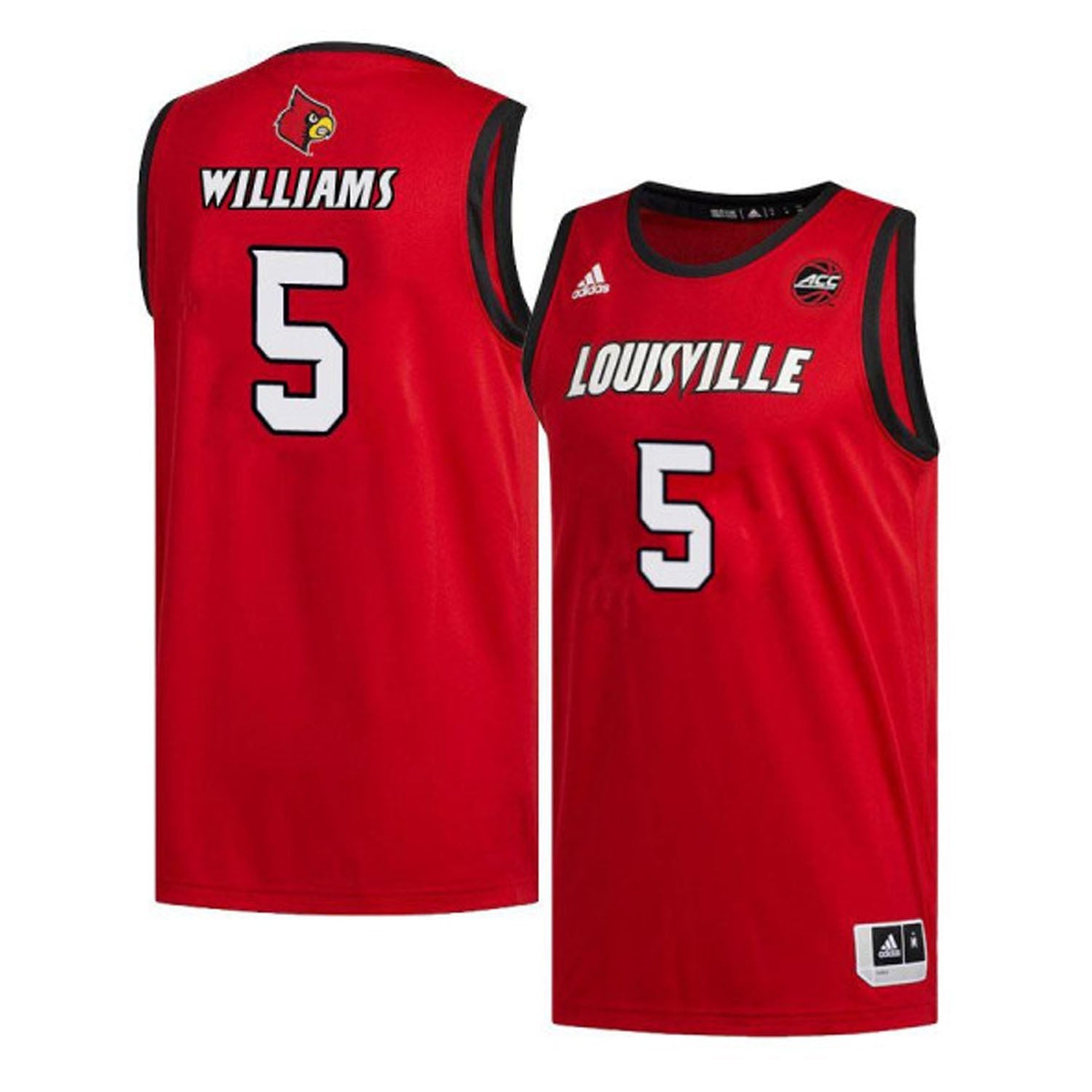 Malik Williams Louisville Cardinals 5 Jersey
