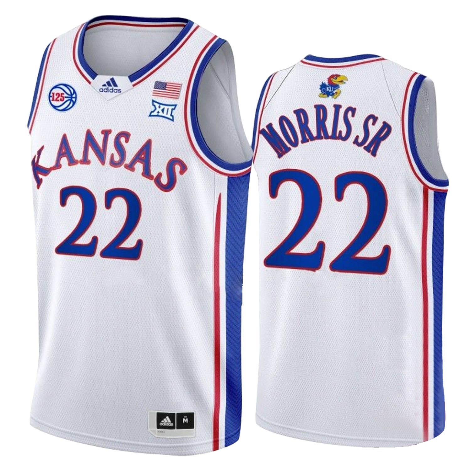 Marcus Morris Sr. Kansas Jayhawks 22 Jersey