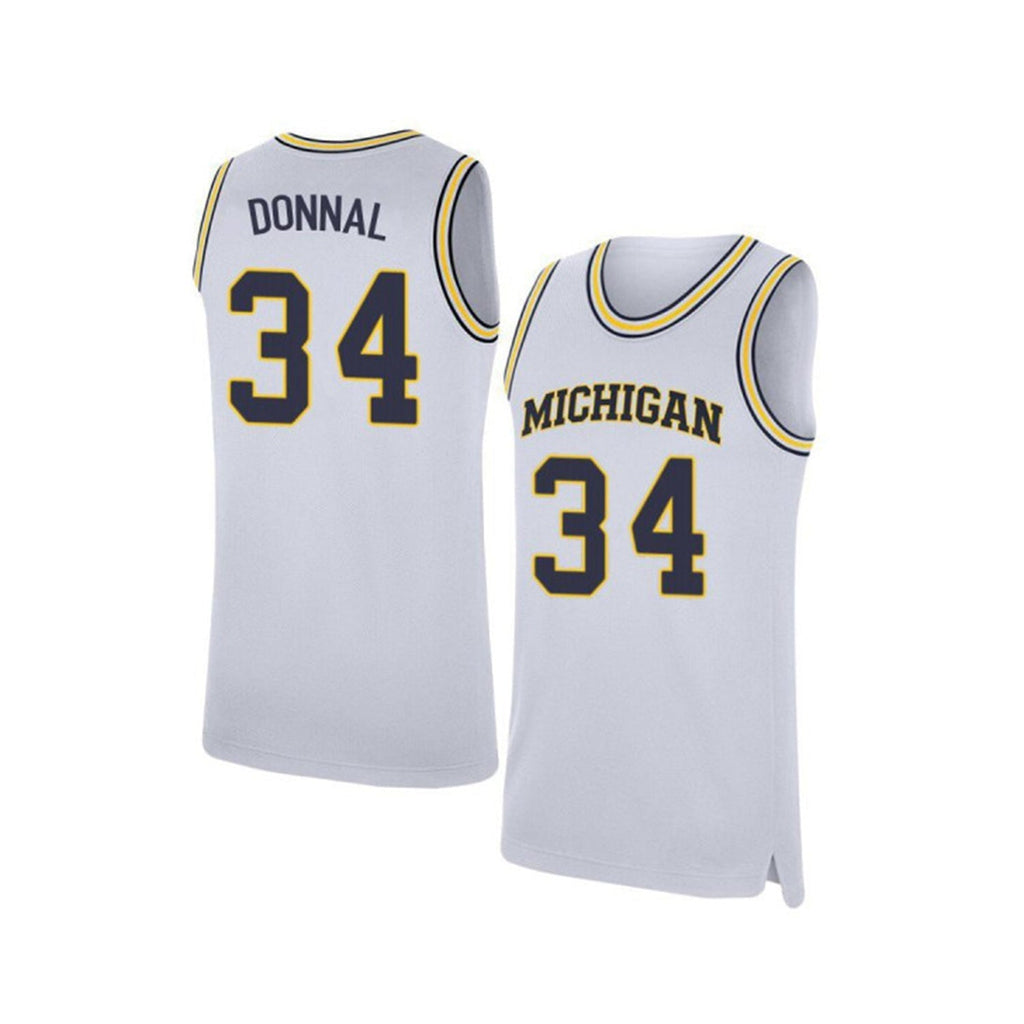 Mark Donnal Michigan Wolverines 34 Jersey