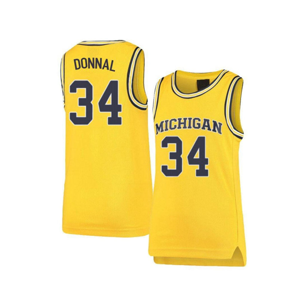 Mark Donnal Michigan Wolverines 34 Jersey
