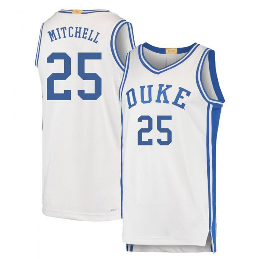 Mark Mitchell Duke Blue Devils 25 Jersey