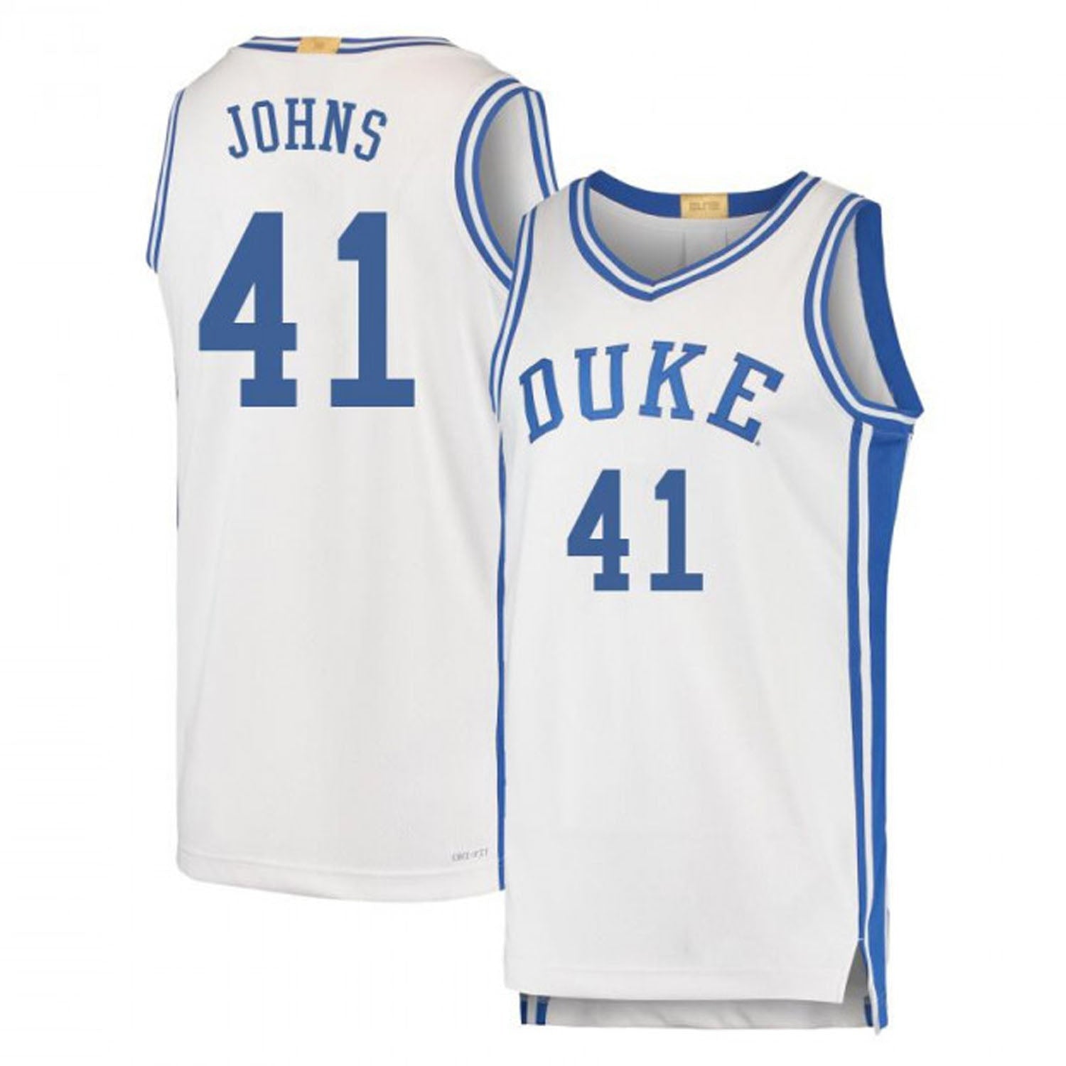 Max Johns Duke Blue Devils 41 Jersey