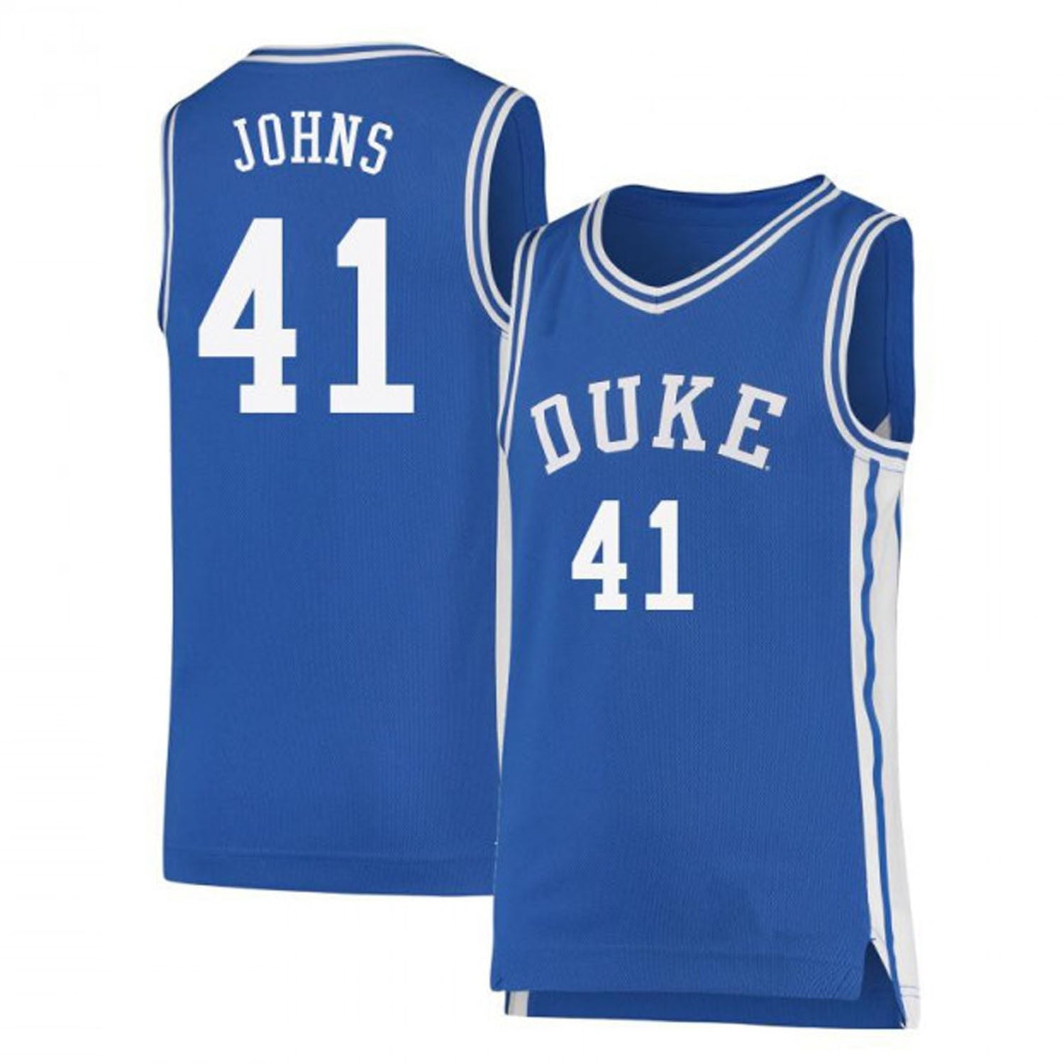 Max Johns Duke Blue Devils 41 Jersey