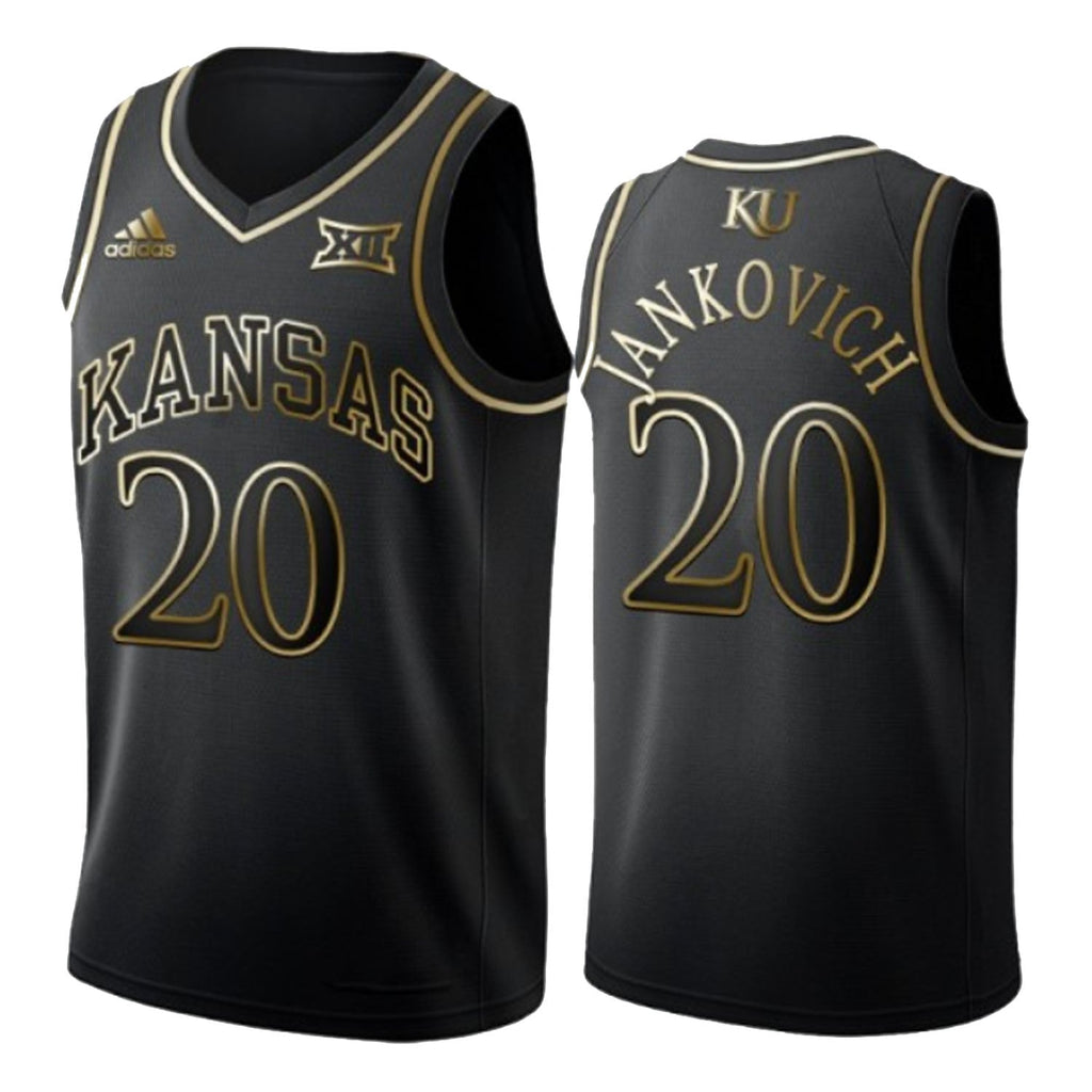 Michael Jankovich Kansas Jayhawks 20 Jersey
