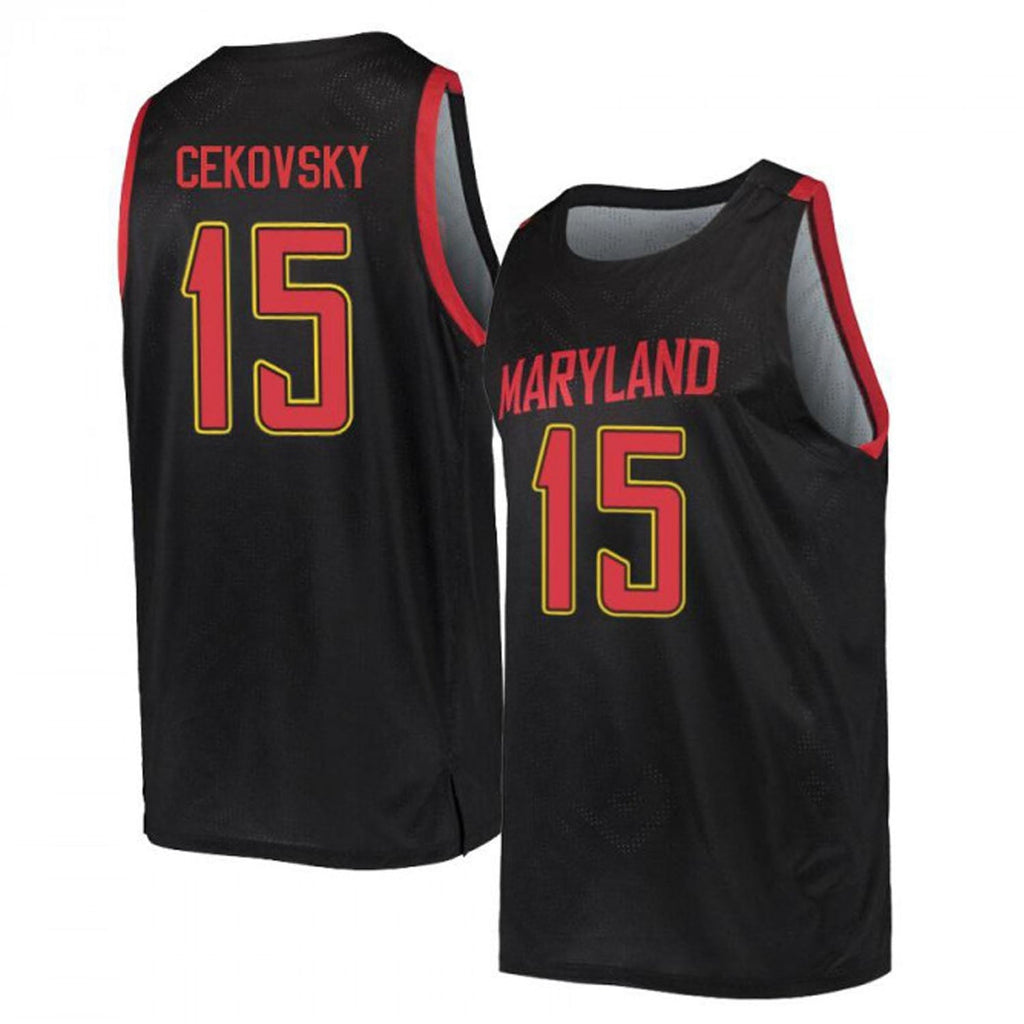 Michal Cekovsky Maryland Terrapins 15 Jersey