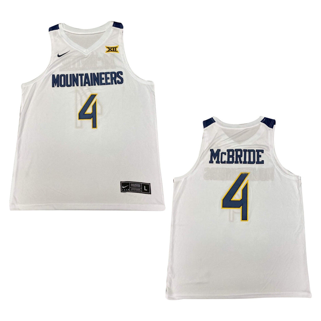 Miles McBride West Virginia Mountaineers 4 Jersey
