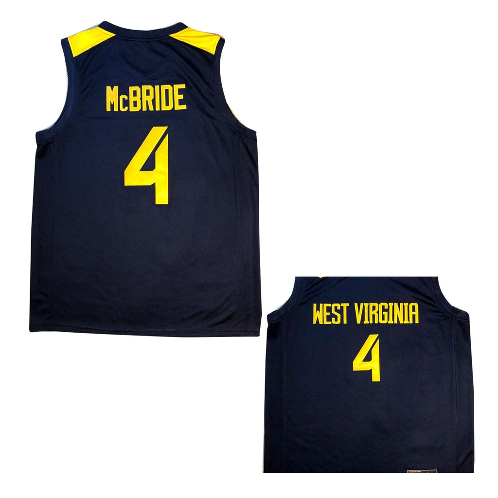 Miles McBride West Virginia Mountaineers 4 Jersey