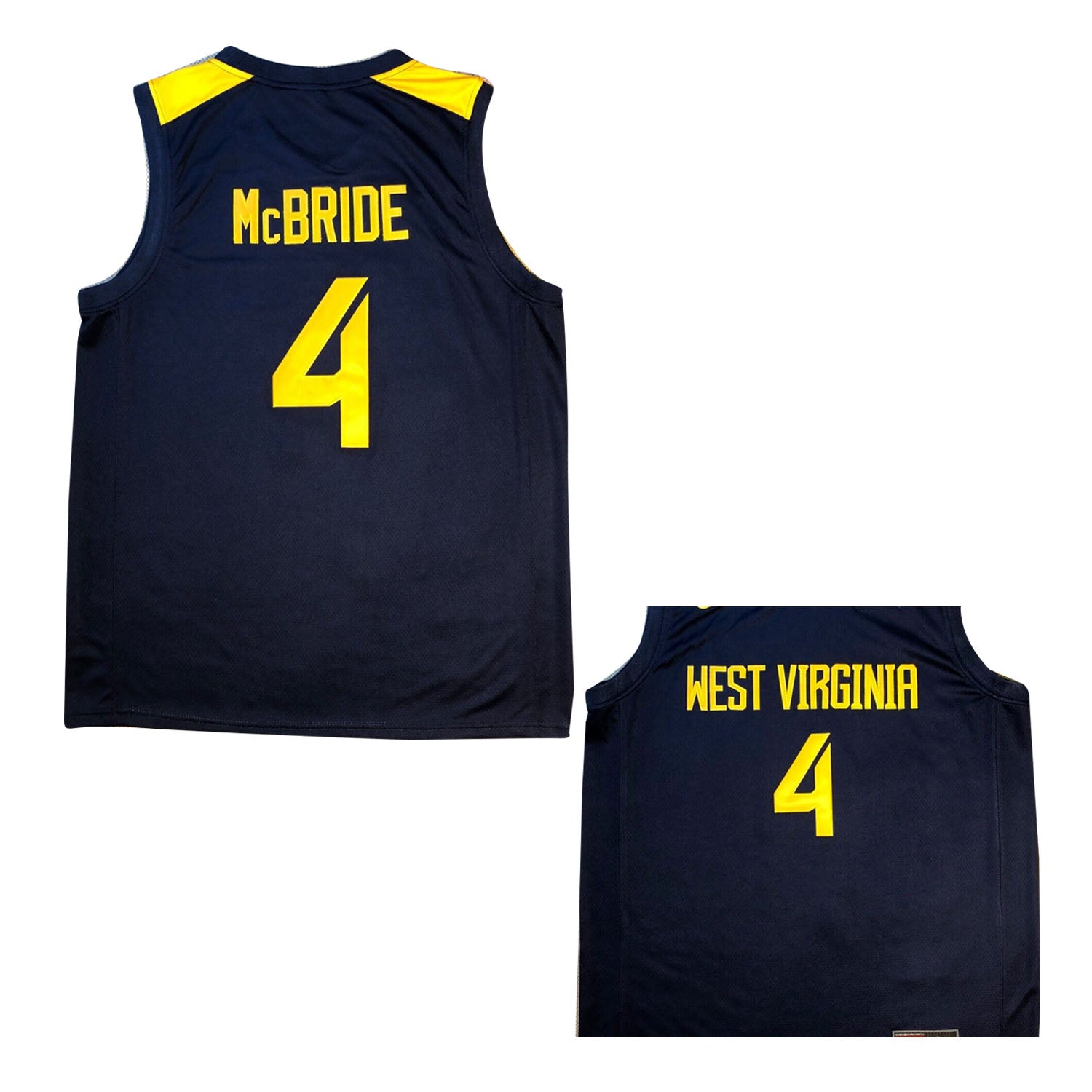 Miles McBride West Virginia Mountaineers 4 Jersey