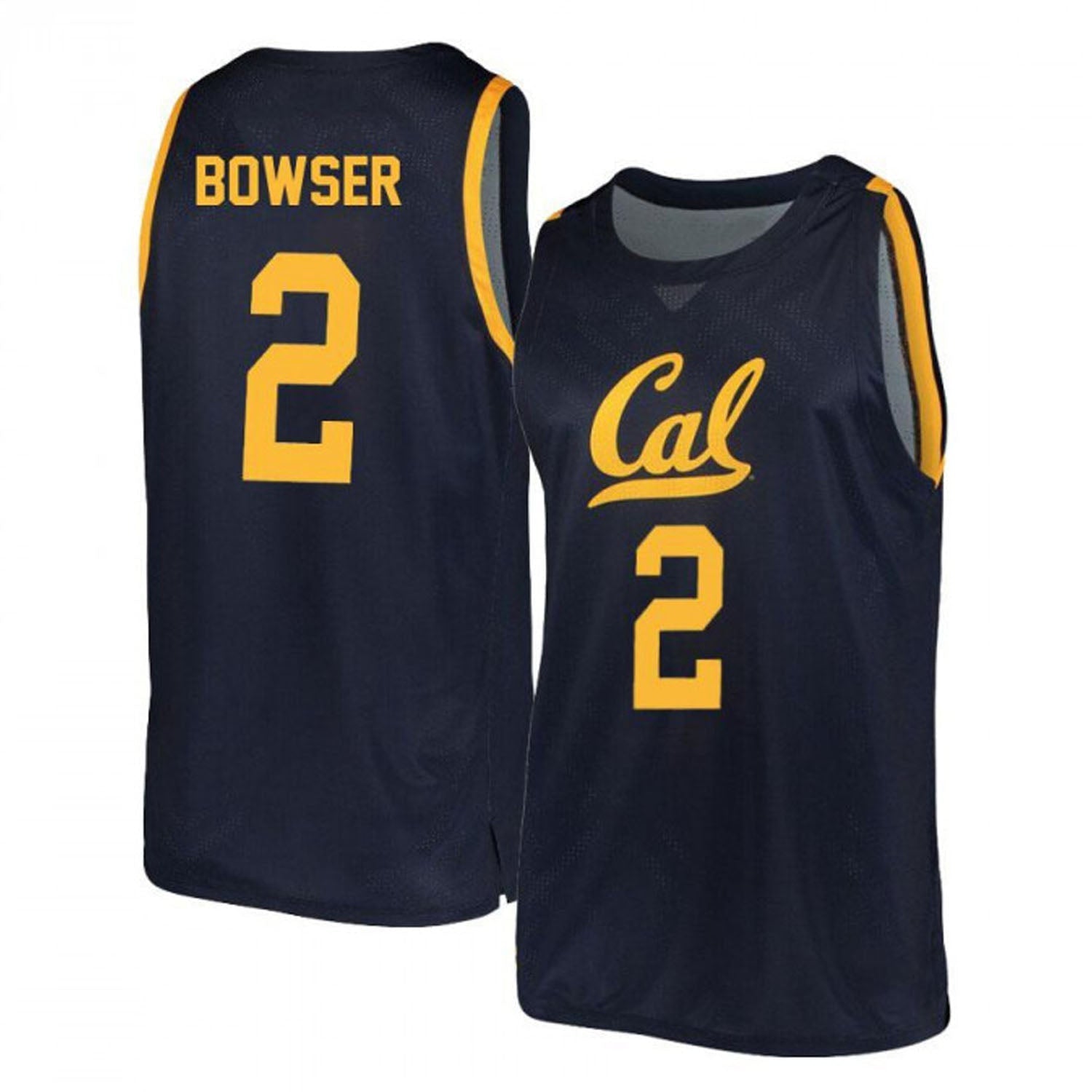 Monty Bowser California Golden Bears 2 Jersey