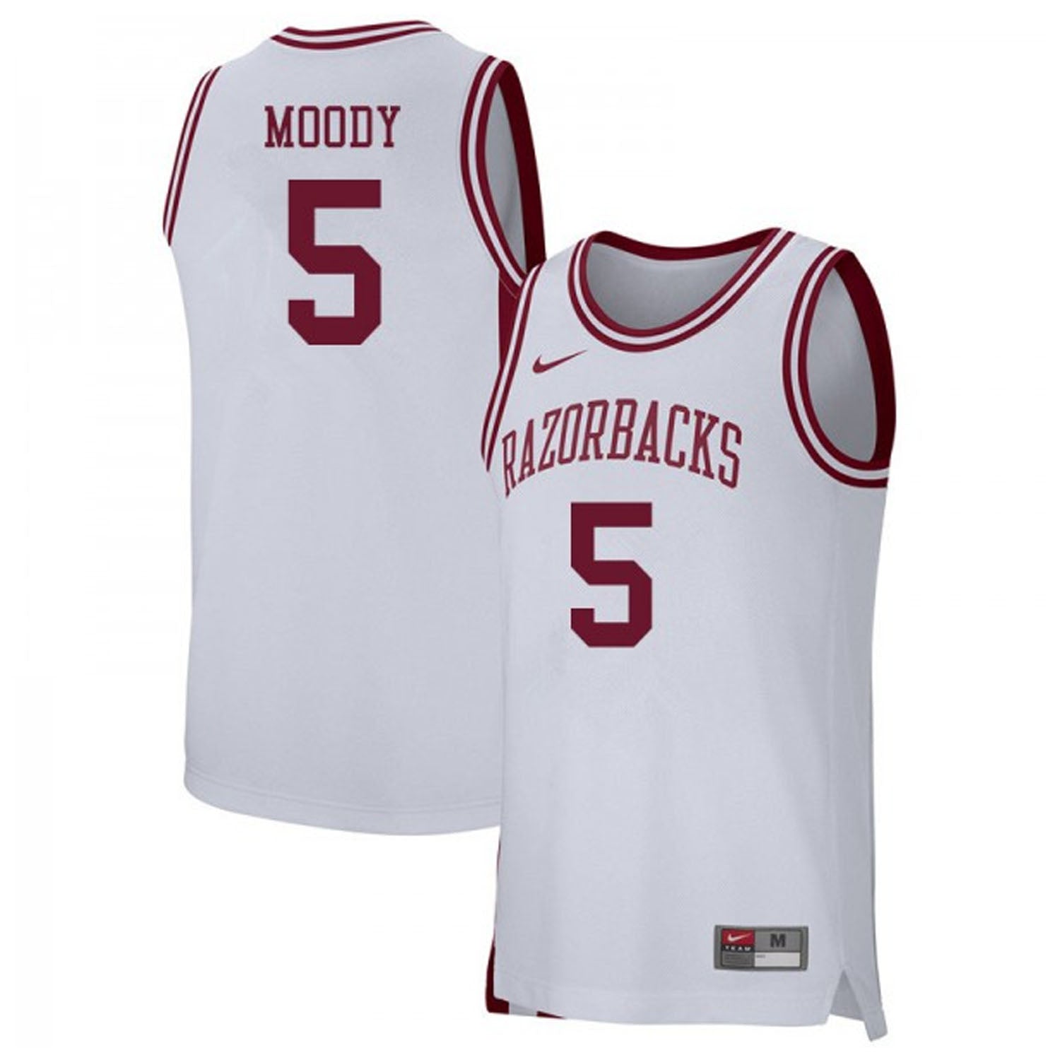 Moses Moody Arkansas Razorbacks 5 Jersey