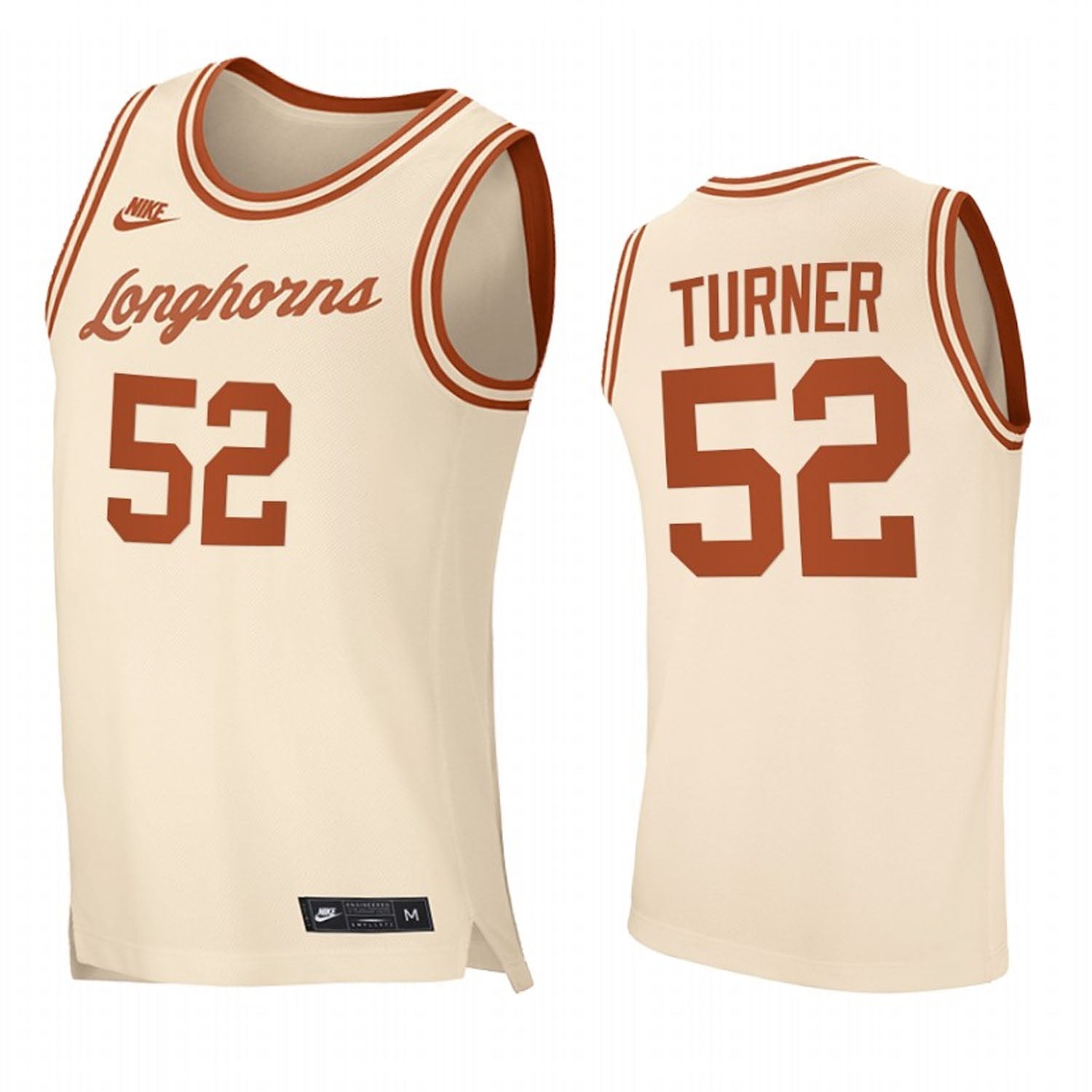 Myles Turner 52 Texas Longhorns Jersey