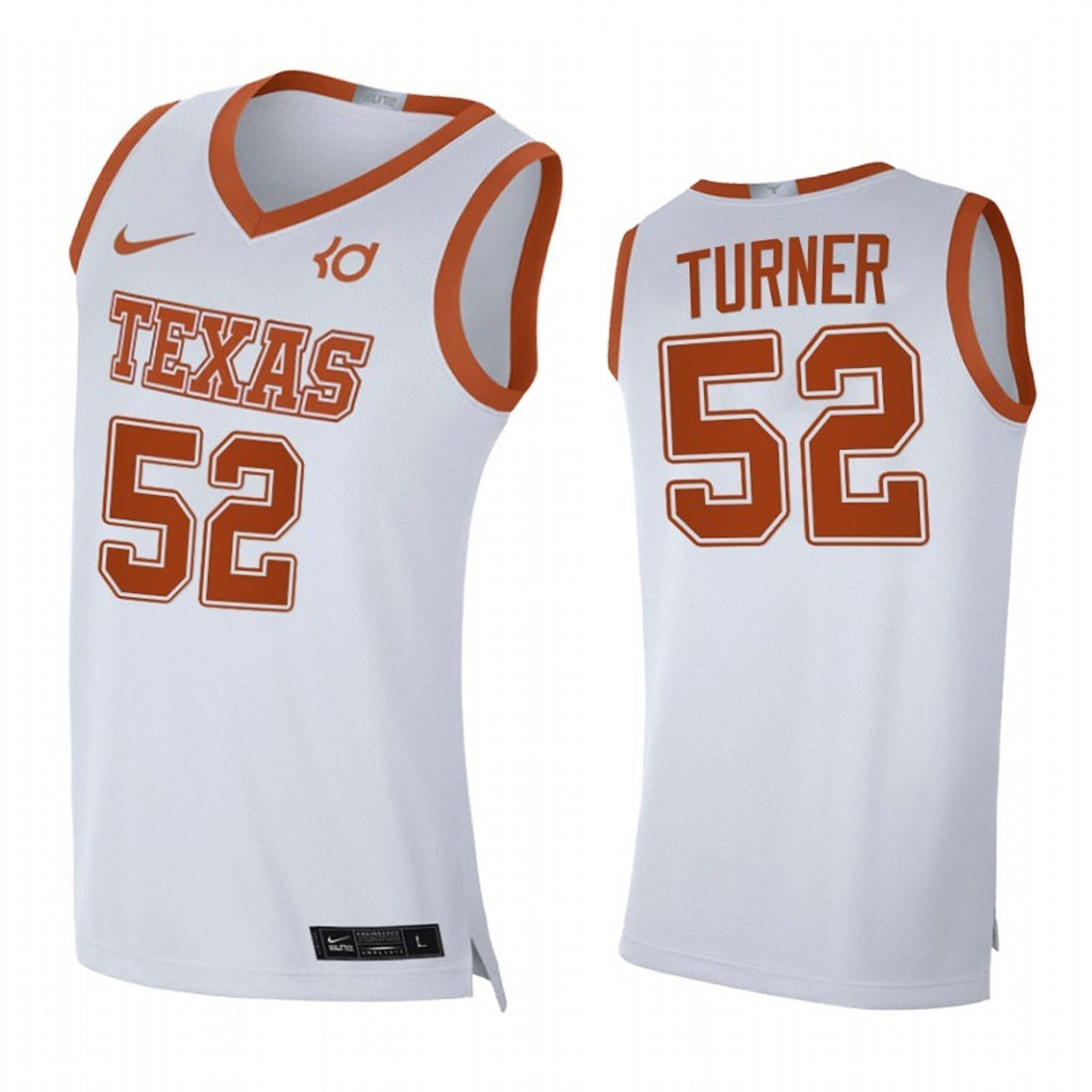 Myles Turner 52 Texas Longhorns Jersey