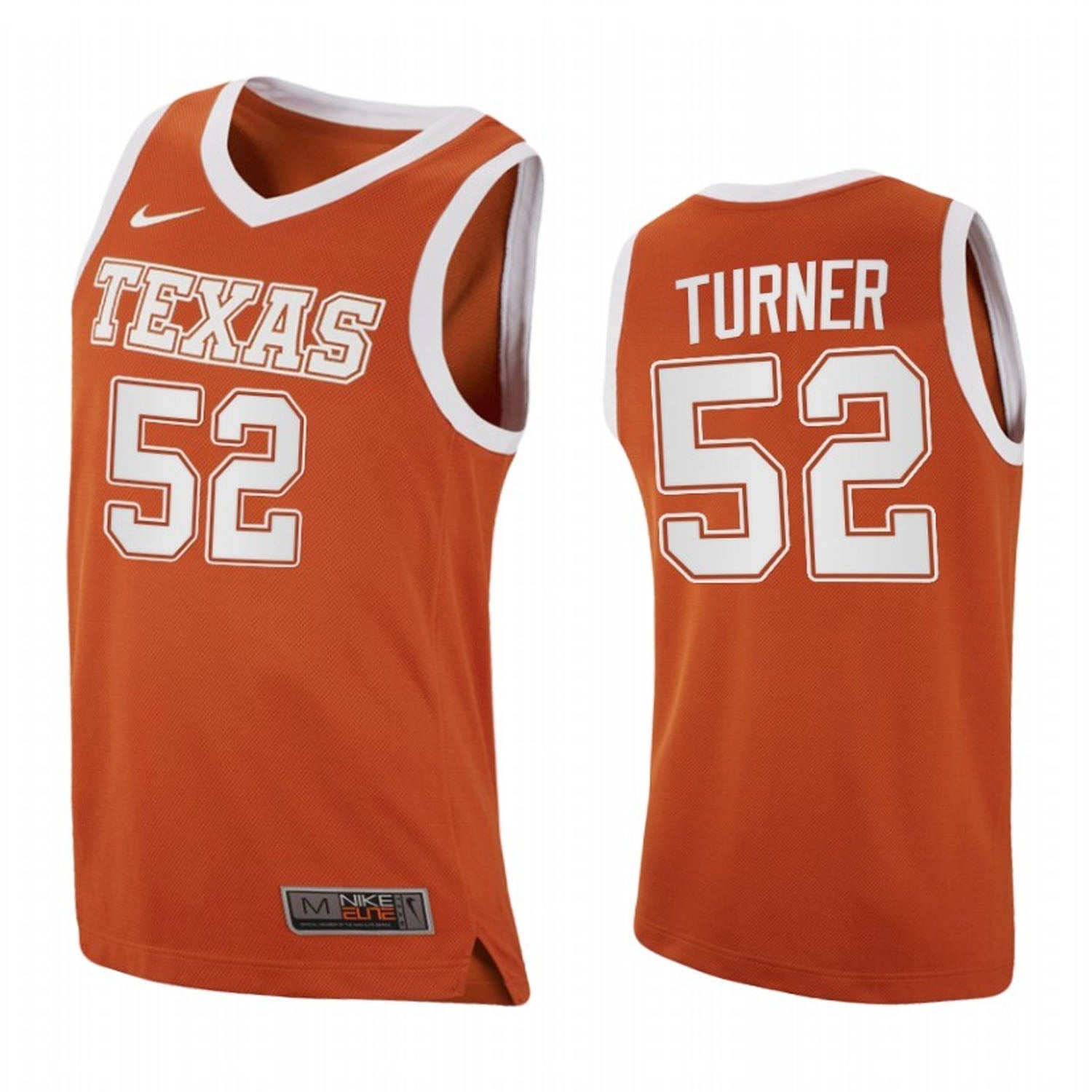Myles Turner 52 Texas Longhorns Jersey