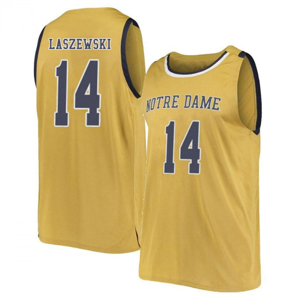 Nate Laszewski Notre Dame Fighting Irish 14 Jersey