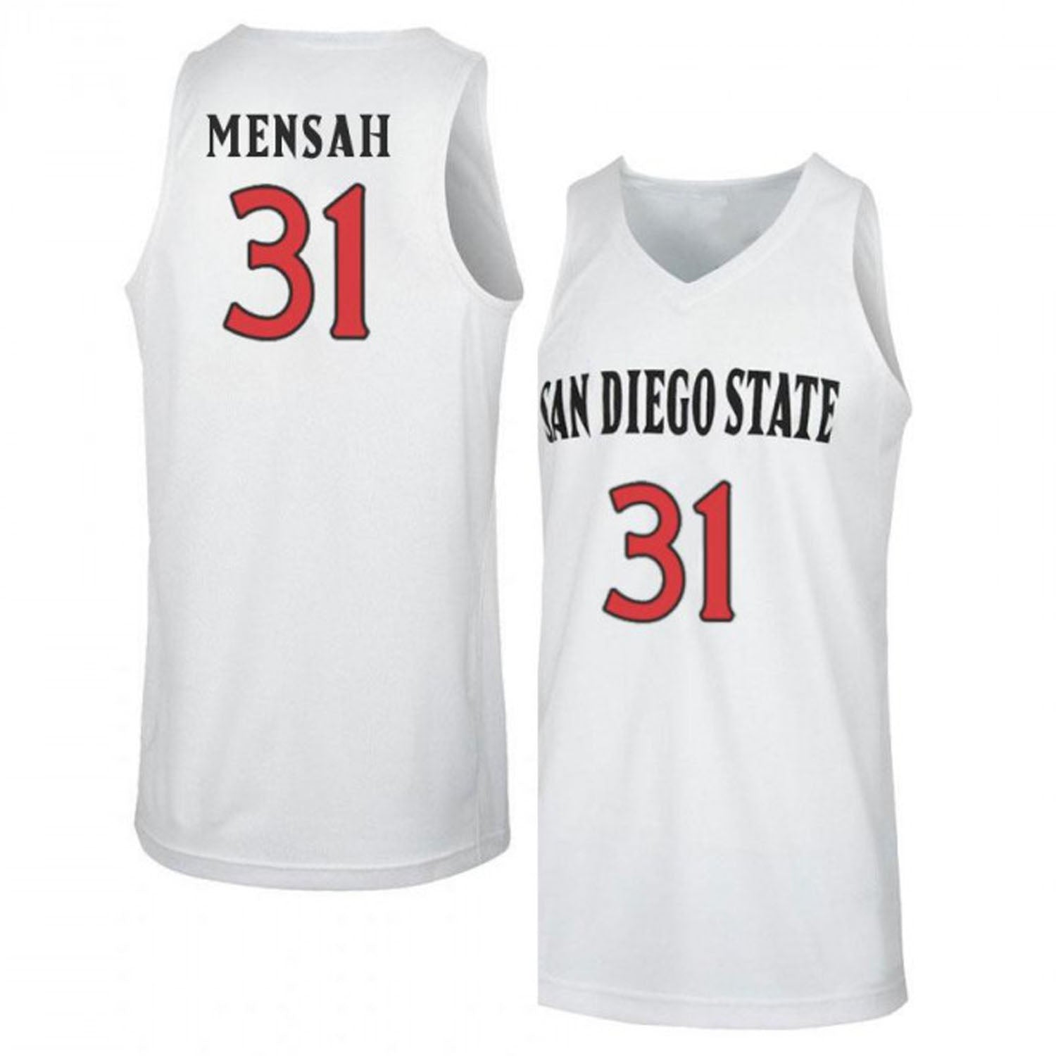 Nathan Mensah San Diego State Aztecs 31 Jersey