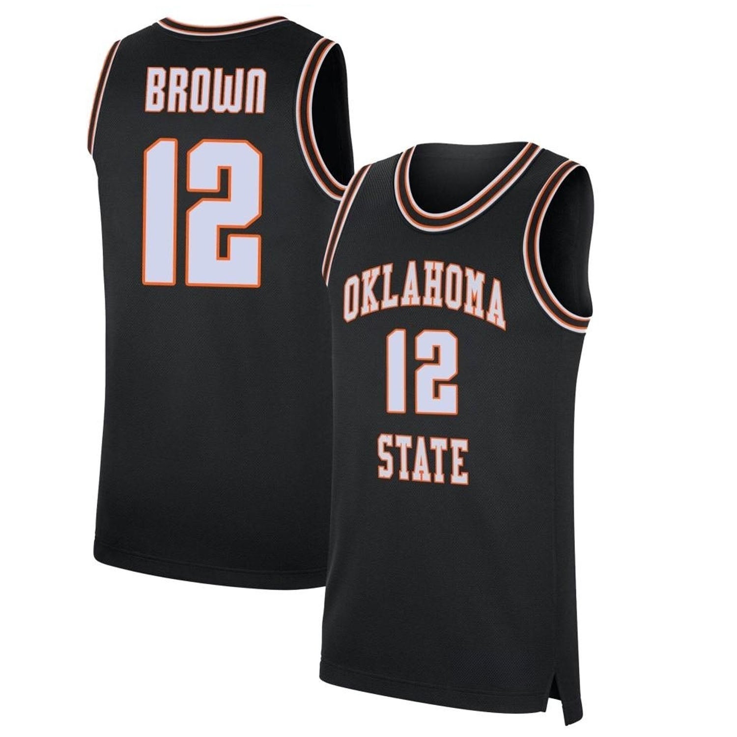 Naz Brown Oklahoma State Cowboys 12 Jersey
