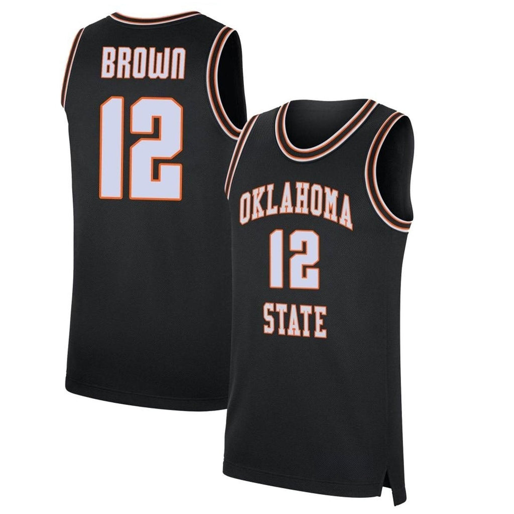 Naz Brown Oklahoma State Cowboys 12 Jersey