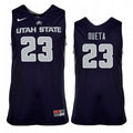 Neemias Queta Utah State Aggies 23 Jersey
