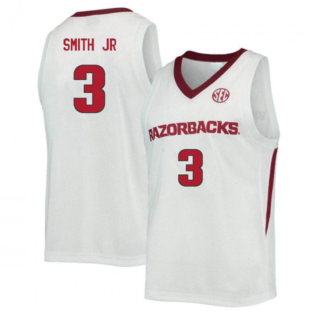 Nick Smith Jr Arkansas Razorbacks 3 Jersey