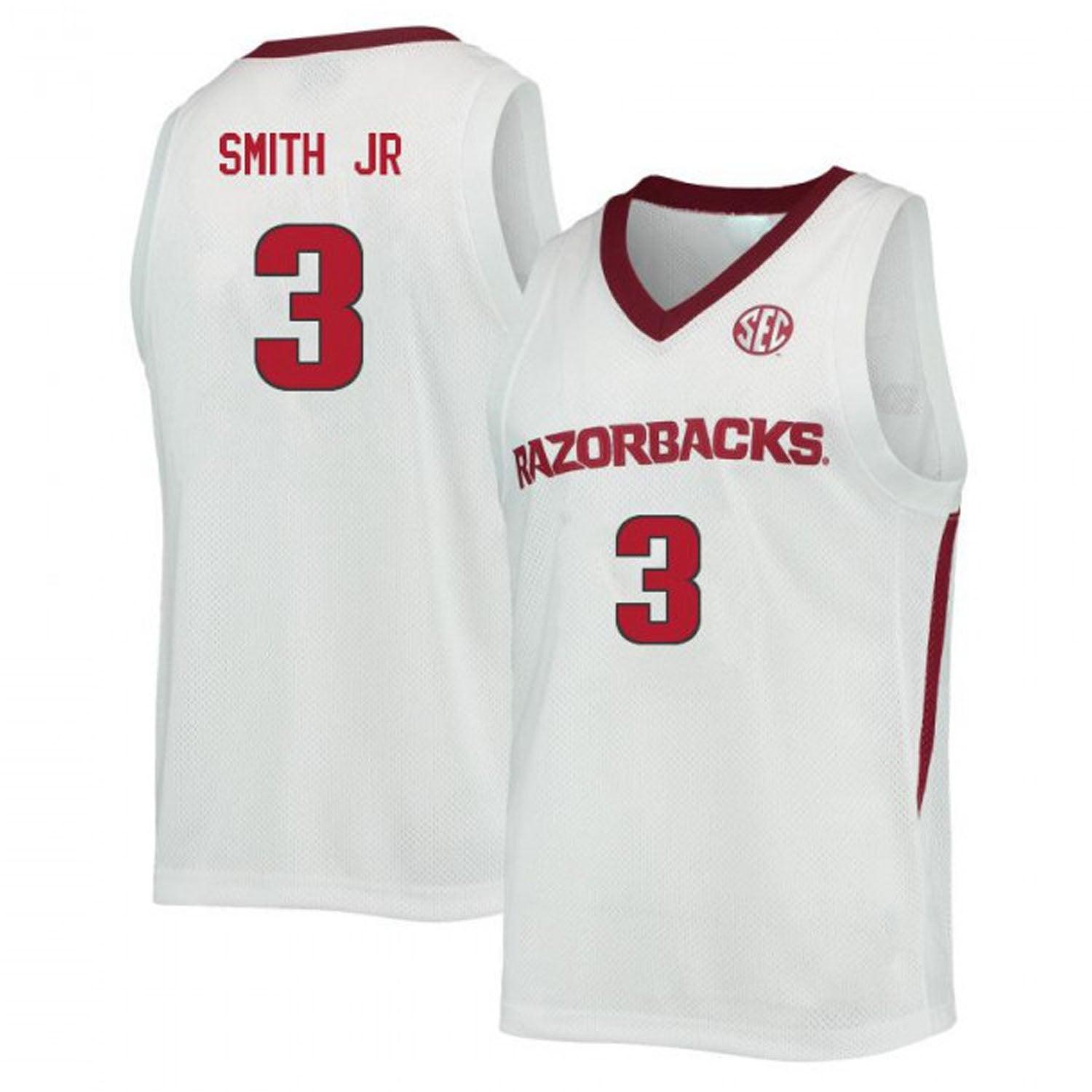 Nick Smith Jr Arkansas Razorbacks 3 Jersey