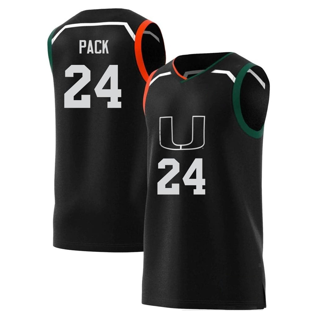Nijel Pack Miami Hurricanes 24 Jersey