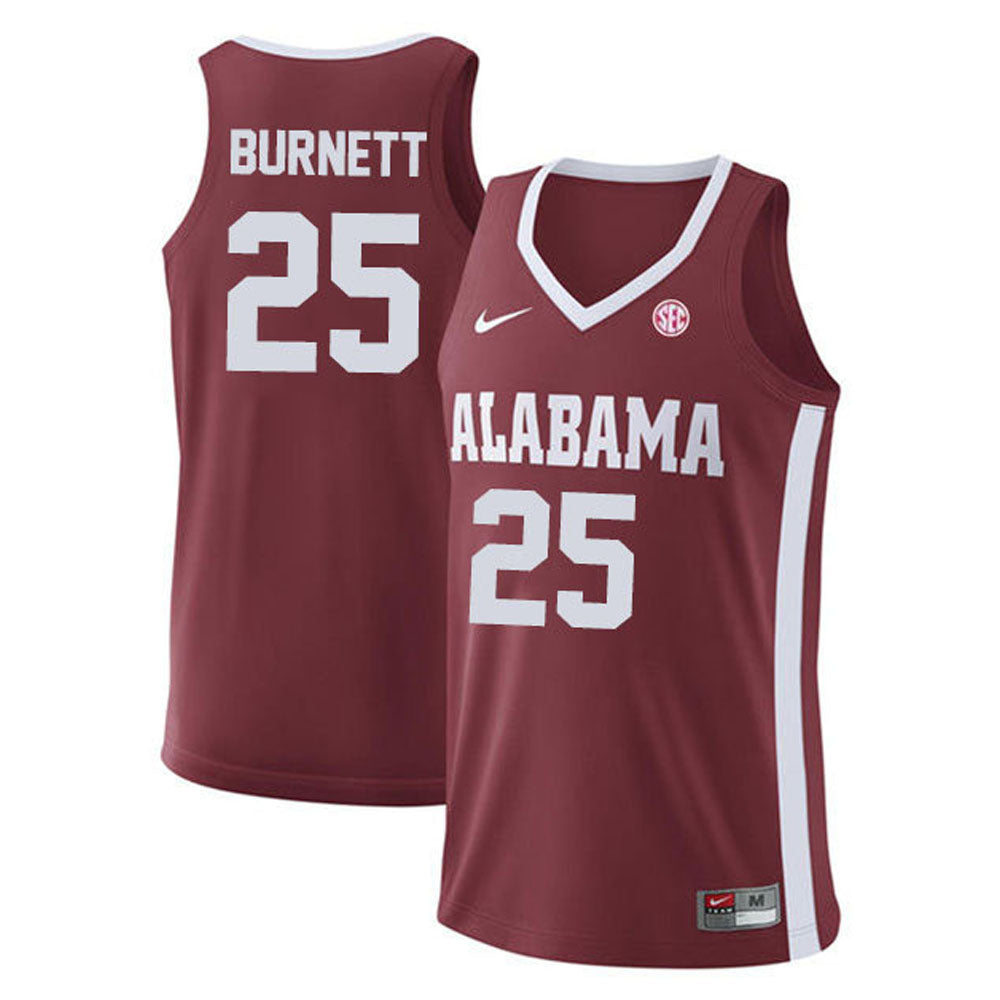 Nimari Burnett Alabama Crimson Tide 25 Jersey