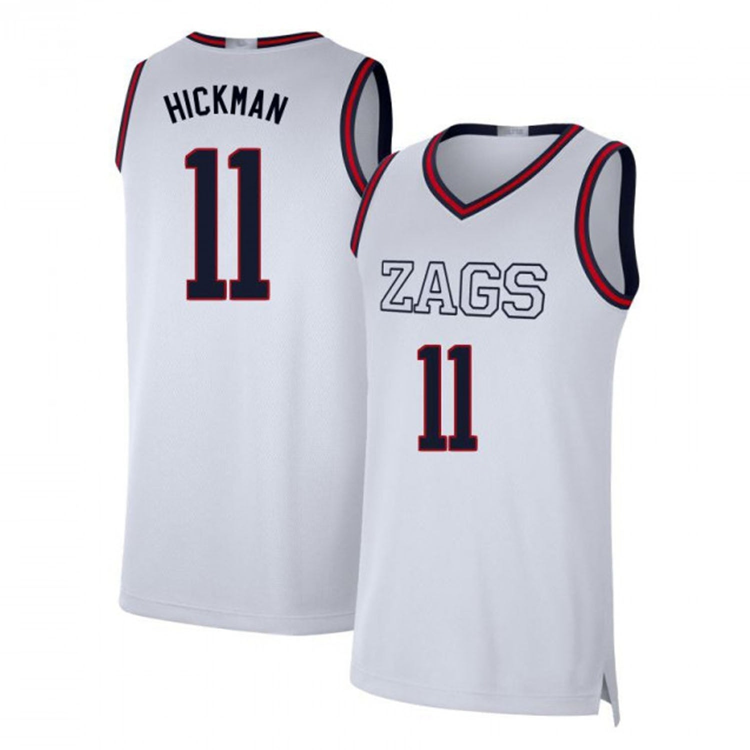 Nolan Hickman Gonzaga Bulldogs 11 Jersey