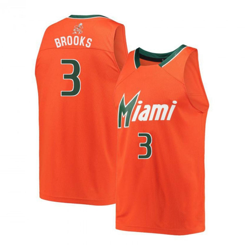 Nysier Brooks Miami Hurricanes 3 Jersey