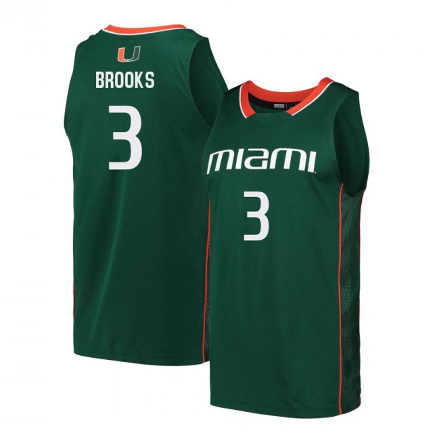Nysier Brooks Miami Hurricanes 3 Jersey