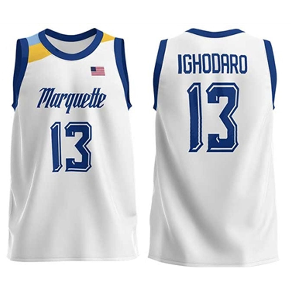 Oso Ighodaro Marquette Golden Eagles 13 Jersey