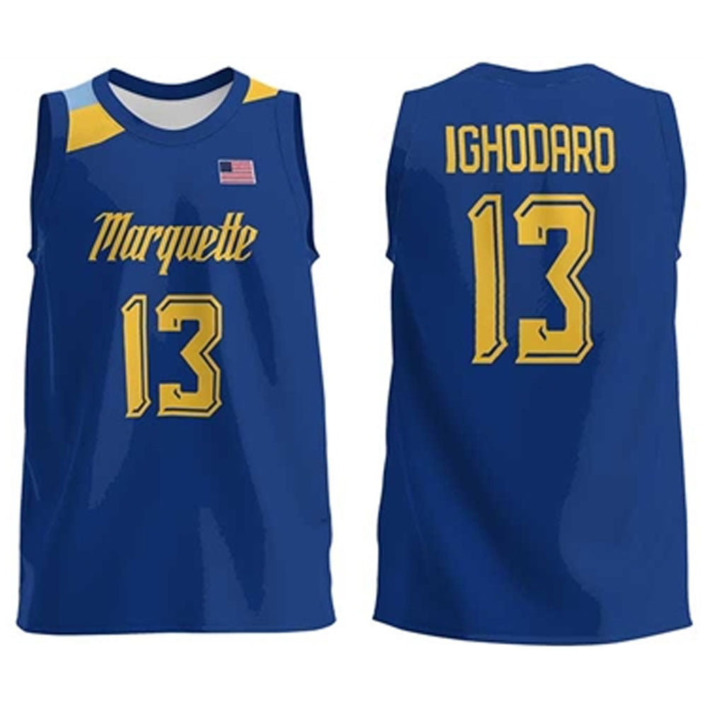 Oso Ighodaro Marquette Golden Eagles 13 Jersey