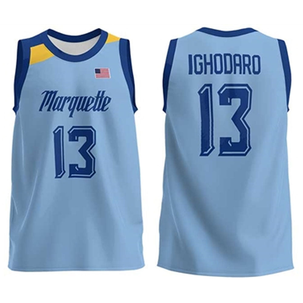 Oso Ighodaro Marquette Golden Eagles 13 Jersey