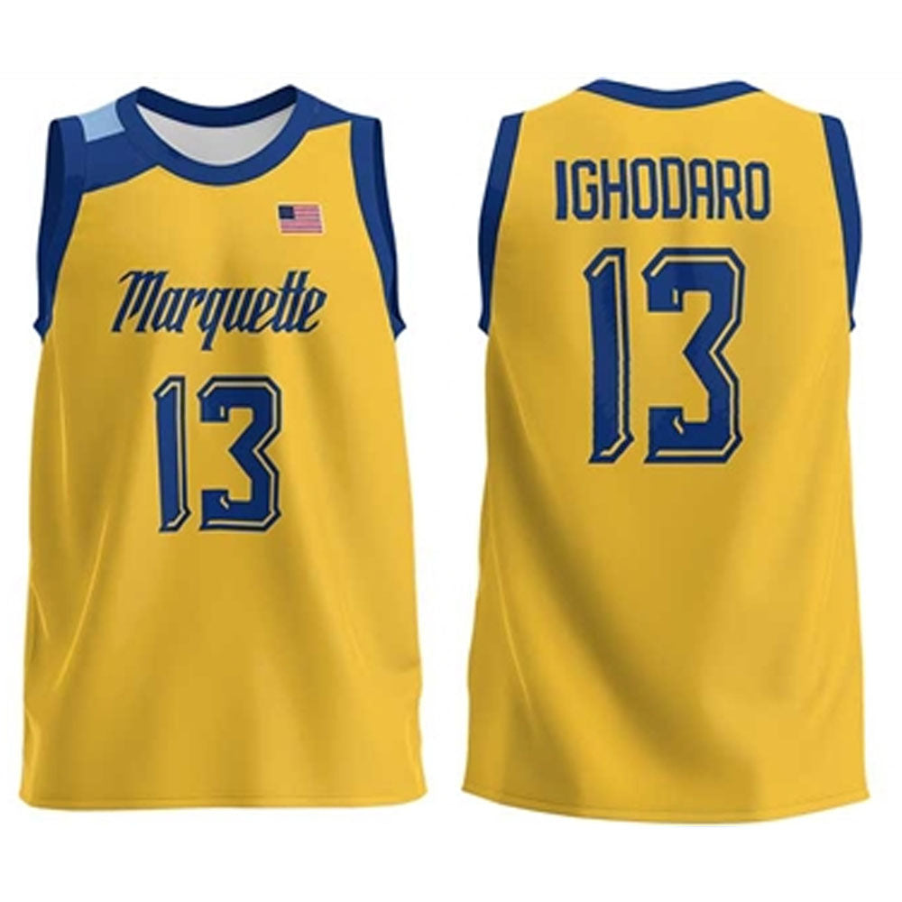Oso Ighodaro Marquette Golden Eagles 13 Jersey