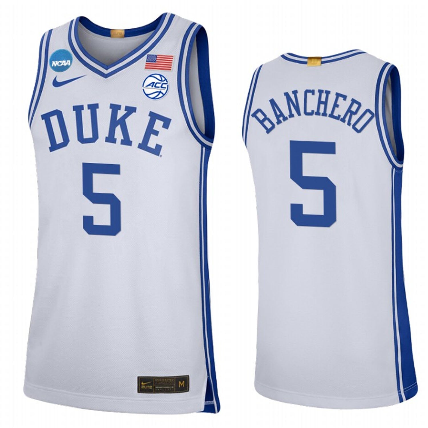 Paolo Banchero Duke Blue Devils 5 Jersey