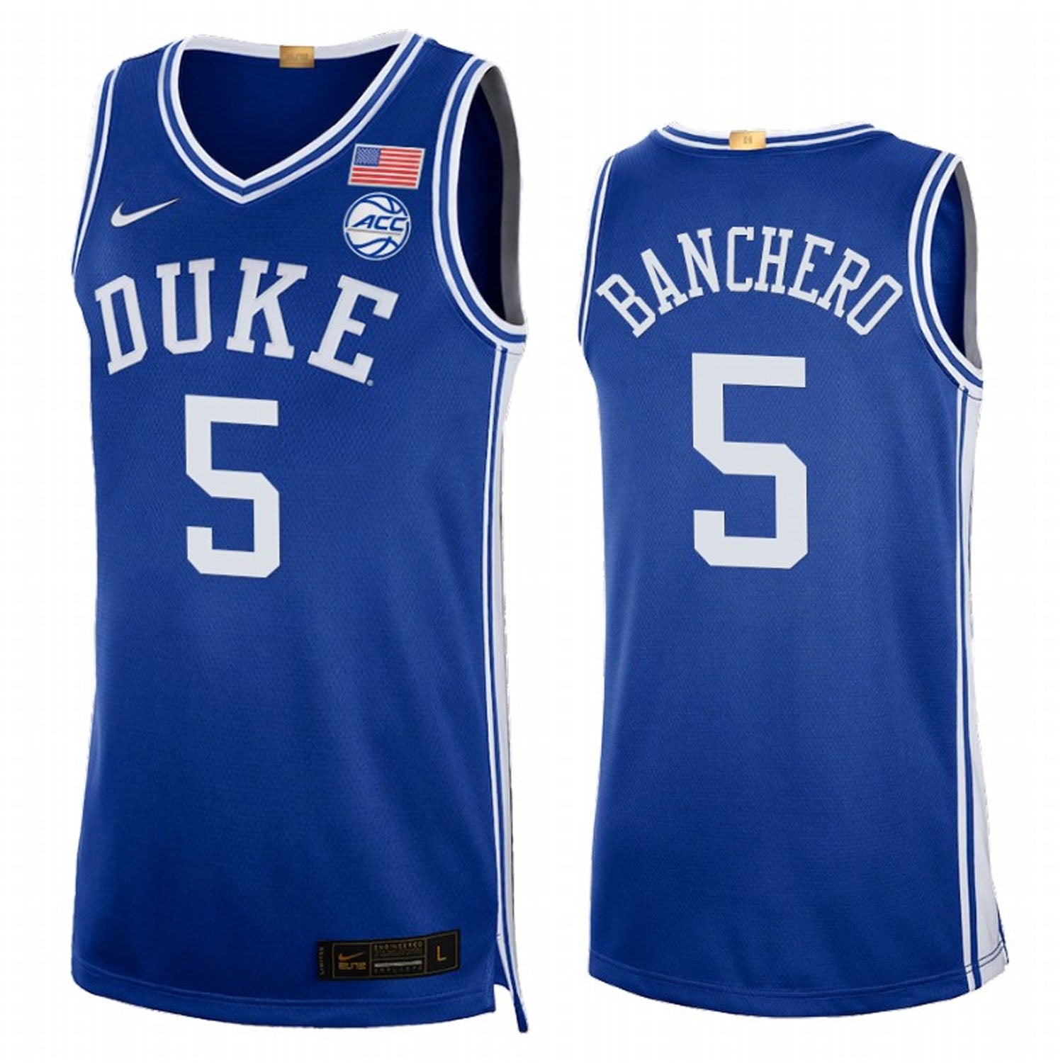 Paolo Banchero Duke Blue Devils 5 Jersey