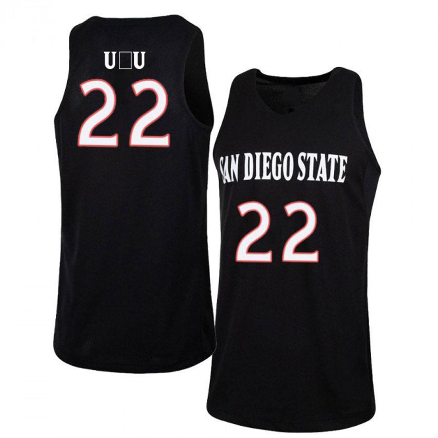 Parker U'u San Diego State Aztecs 22 Jersey