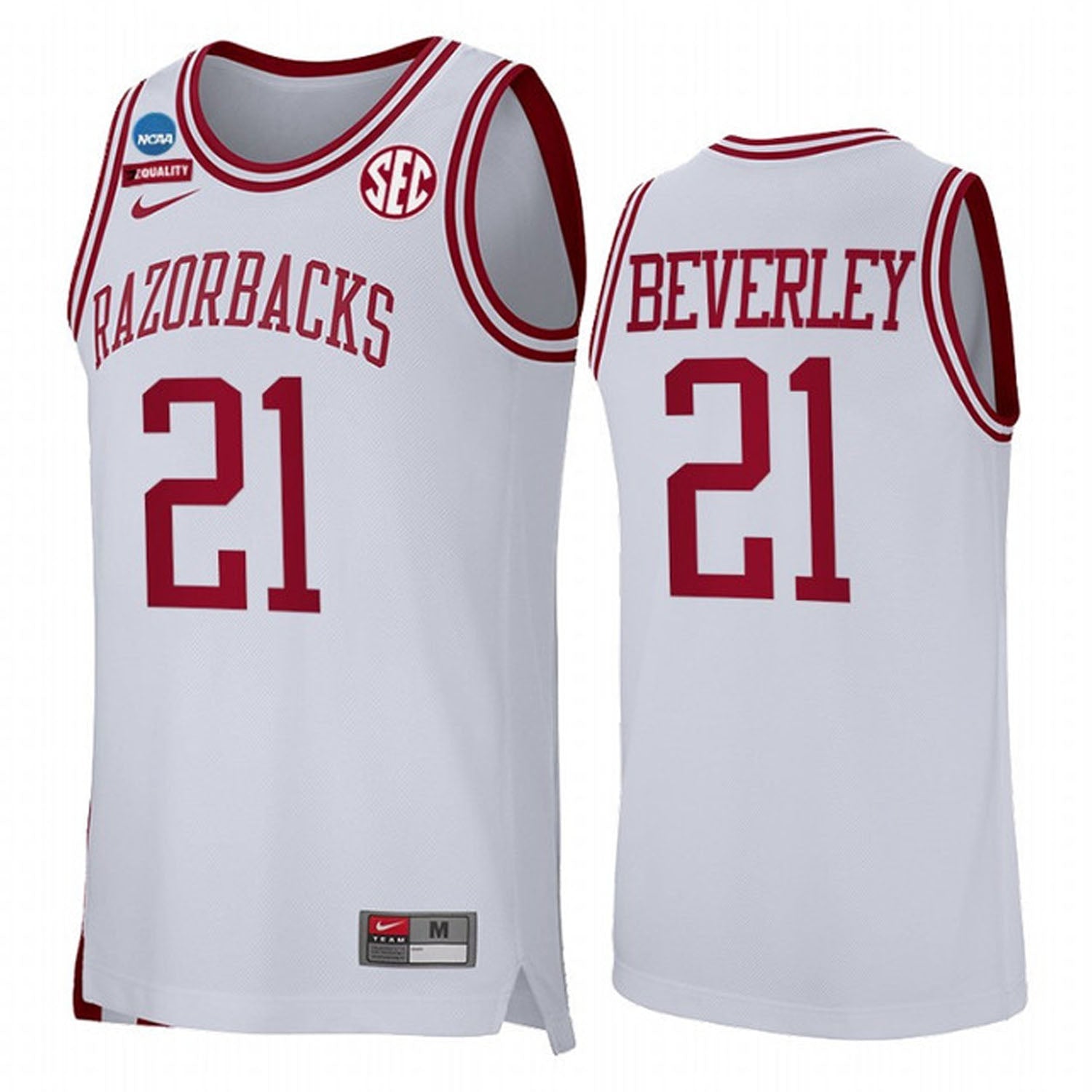 Patrick Beverley Arkansas Razorbacks 21 Jersey