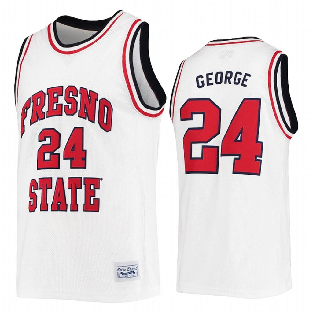 Paul George Fresno State Bulldogs 24 Jersey