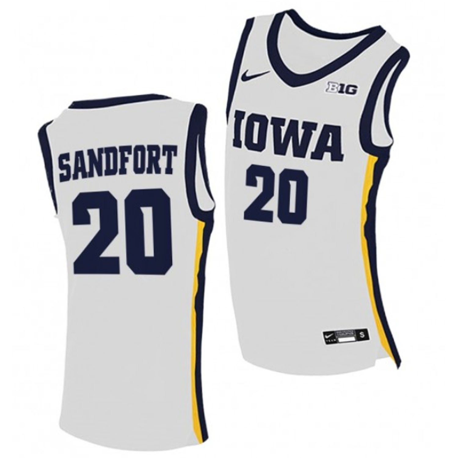 Payton Sandfort Iowa Hawkeyes 20 Jersey