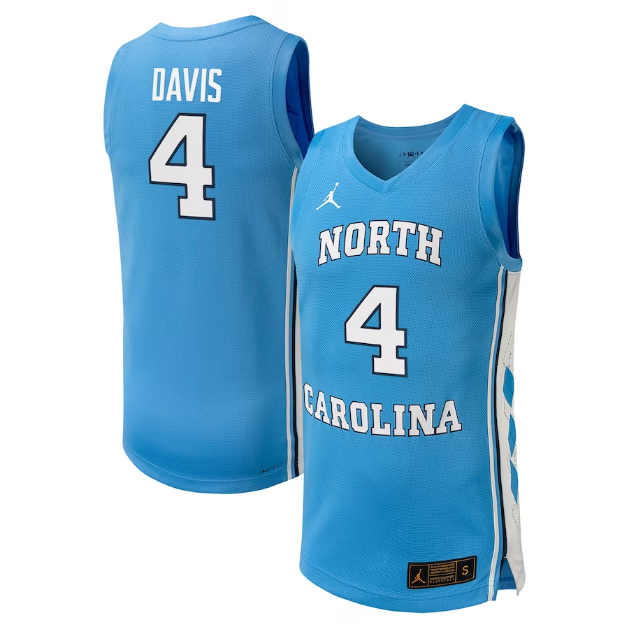 RJ Davis North Carolina Tar Heels 4 Jersey