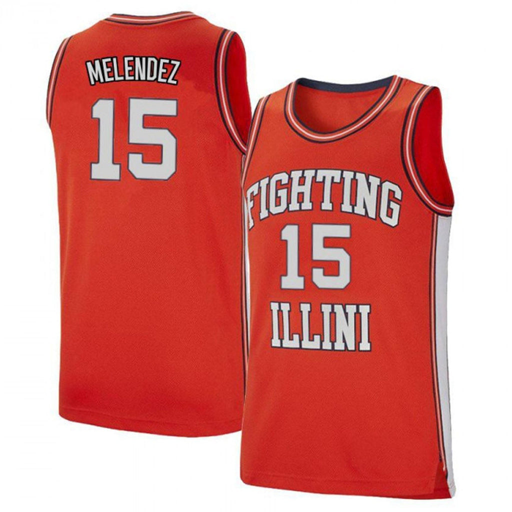 RJ Melendez Illinois Fighting Illini 15 Jersey