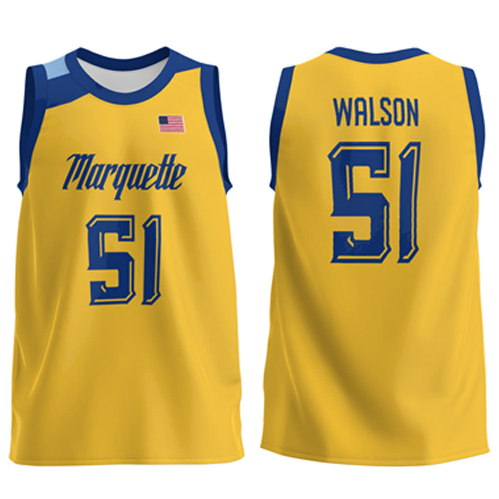 RJ Walson Marquette Golden Eagles 51 Jersey