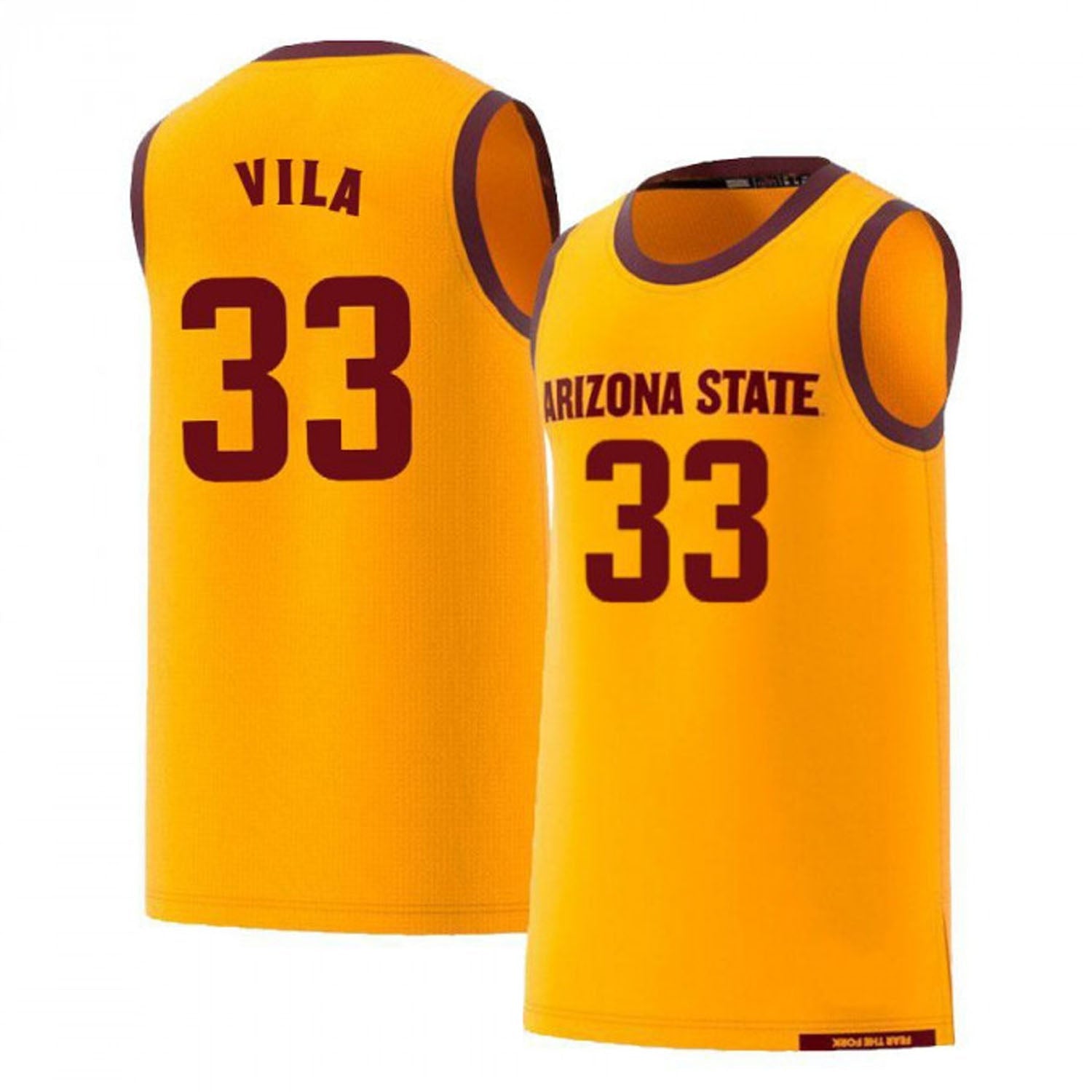 Ramon Vila Arizona State Sun Devils 33 Jersey