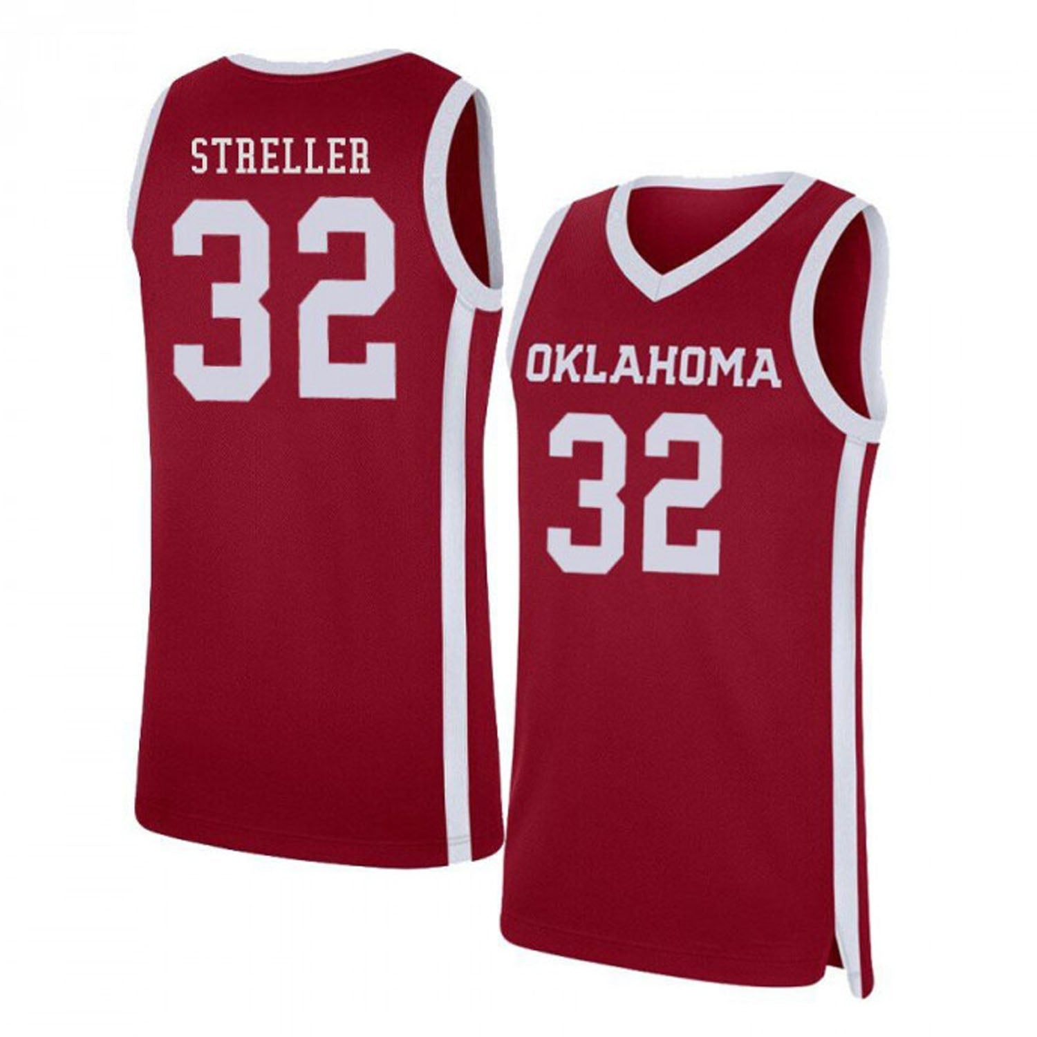 Read Streller Oklahoma Sooners 32 Jersey
