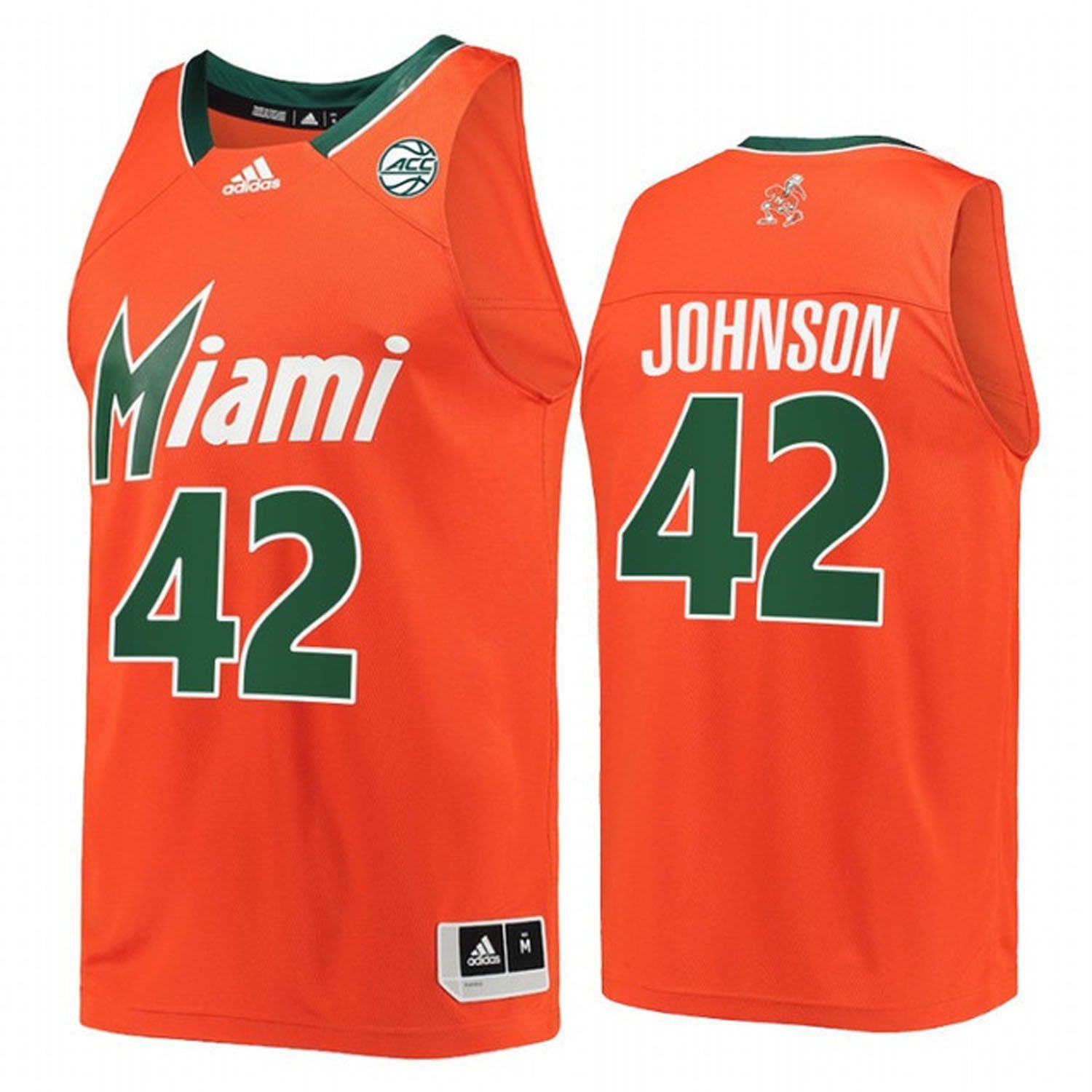 Reggie Johnson Miami Hurricanes 42 Jersey