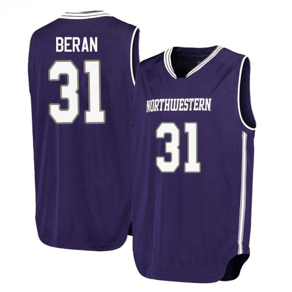 Robbie Beran Northwestern Wildcats 31 Jersey