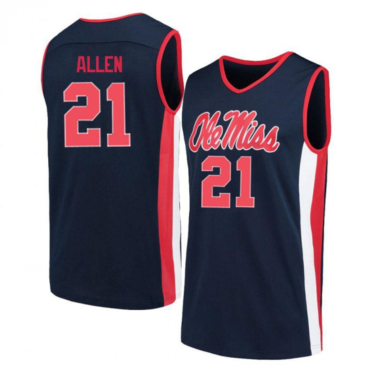 Robert Allen Ole Miss Rebels 21 Jersey