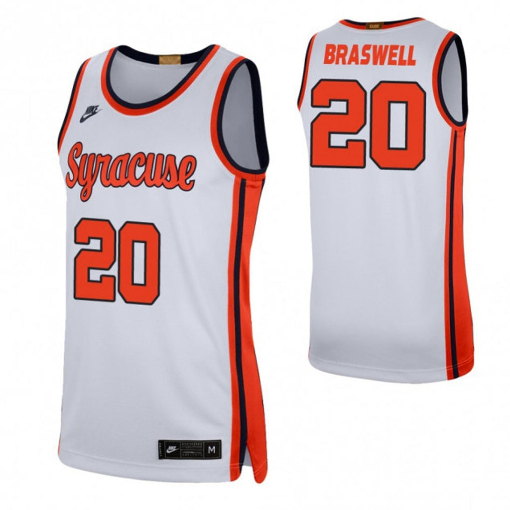 Robert Braswell Syracuse Orange 20 Jersey